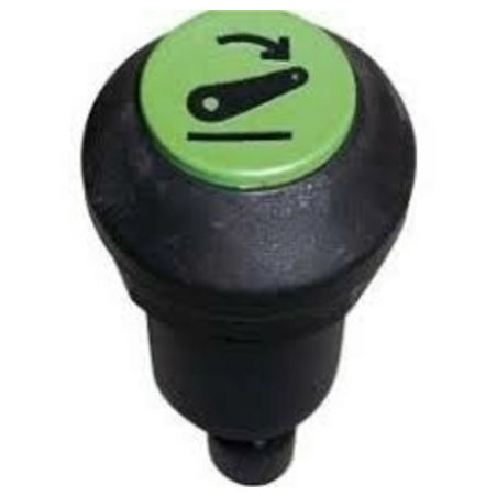 55643 - Interruttore a pulsante PNEUTRON verde, simbolo sollevatore abbassato parte dx ORIGINALE AMA