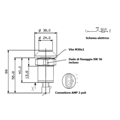 55644 – PNEUTRON Drucktaster grün, Symbol für Absenken links, ORIGINAL AMA | NewgardenParts.com