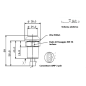 55644 - PNEUTRON push button switch green, lifter down symbol left side ORIGINAL AMA