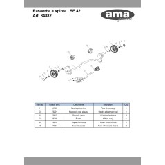 73217 - ORIGINAL AMA PLASTIC BUSHING | NewgardenParts.com
