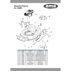 73221 - ORIGINAL AMA PLATE LIFT SPRING