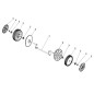 73848 - CUSCINETTO RUOTA X 75550/75560 ORIGINALE AMA 73848 - CUSCINETTO RUOTA X 75550/75560 ORIGINALE AMA