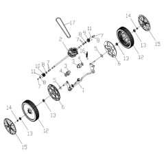 73848 - CUSCINETTO RUOTA X 75550/75560 ORIGINALE AMA | NewgardenParts.com
