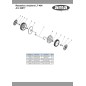 73848 - ORIGINAL AMA RADLAGER FÜR 75550/75560