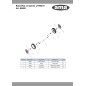73848 - Roulement de roue AMA d'origine pour 75550/75560
