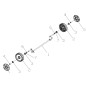 73848 - CUSCINETTO RUOTA X 75550/75560 ORIGINALE AMA 73848 - CUSCINETTO RUOTA X 75550/75560 ORIGINALE AMA