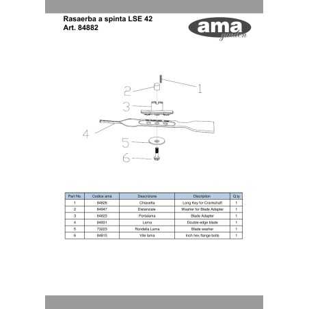 84826 - CRANKSHAFT KEY (2013) ORIGINAL AMA