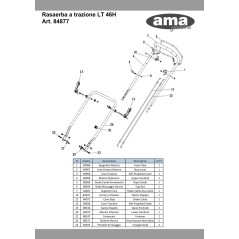 84836 - TRACTION CABLE FOR 79920 ORIGINAL AMA | NewgardenParts.com