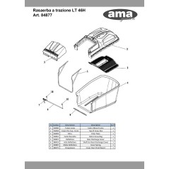 84837 - BASKET DEFLECTOR FOR 79920 ORIGINAL AMA | NewgardenParts.com