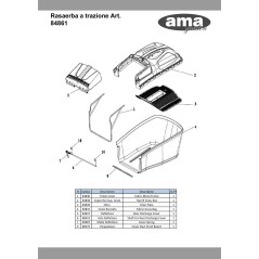 84837 - BASKET DEFLECTOR FOR 79920 ORIGINAL AMA | NewgardenParts.com