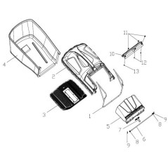84837 - BASKET DEFLECTOR FOR 79920 ORIGINAL AMA | NewgardenParts.com