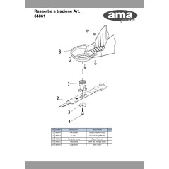 84846 - ORIGINAL AMA BELT COVER FOR LT46 | NewgardenParts.com
