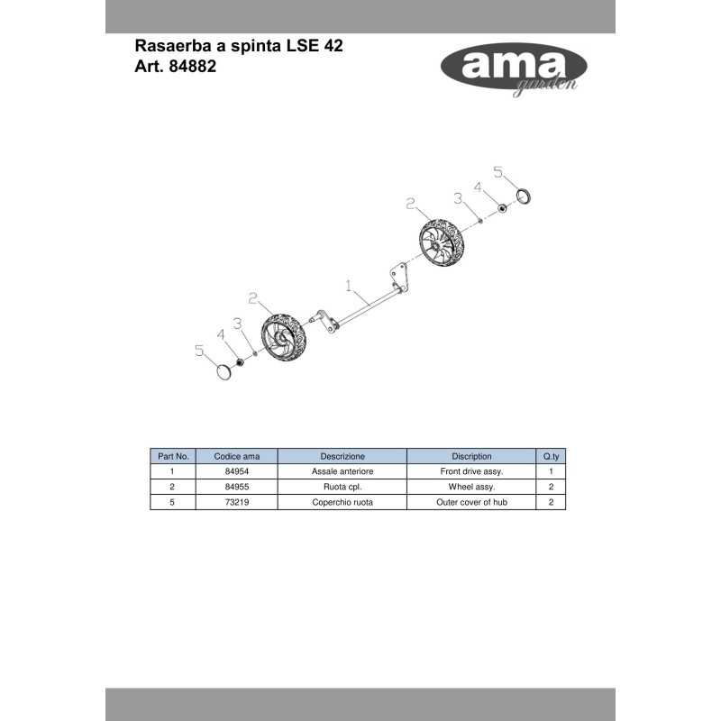 84955 - ROUE COMPLÈTE AMA D'ORIGINE