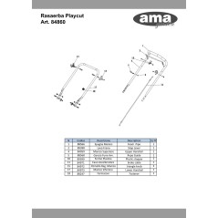 84972 - ORIGINAL AMA FIXING KNOB | NewgardenParts.com