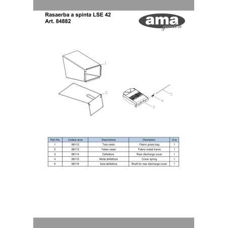 88115 - ORIGINAL AMA DEFLECTOR SPRING | NewgardenParts.com