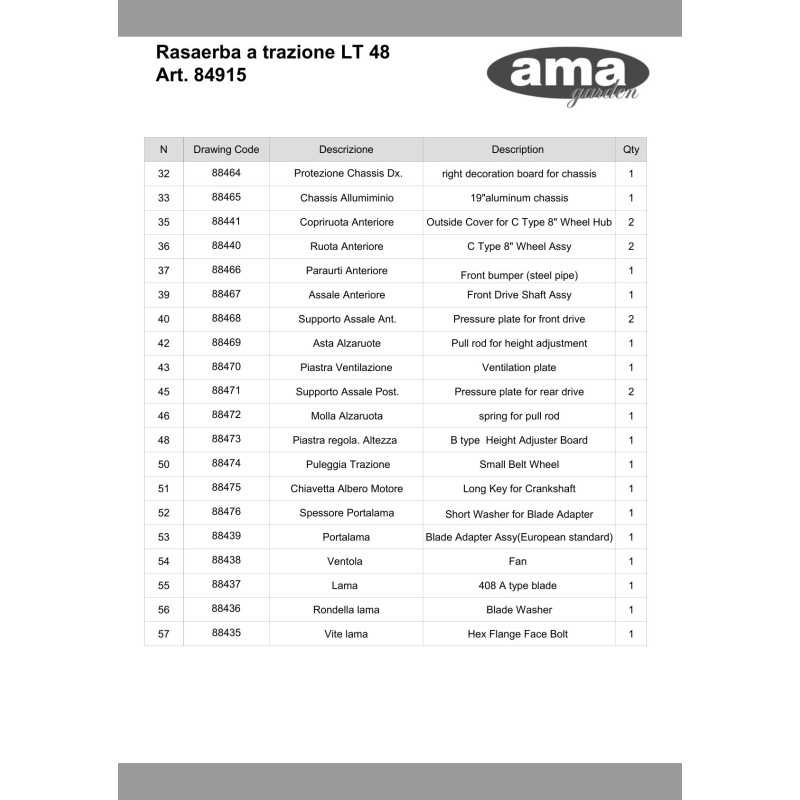 88475 - ORIGINAL AMA KURBELWELLENKEIL