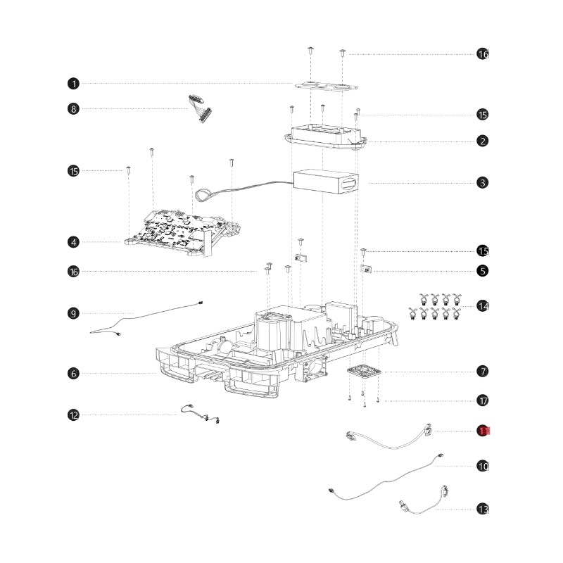 Cavo IOT i108E ORIGINALE BLUEBIRD robot tagliaerba NAVIMOW AB12.02.00.0143