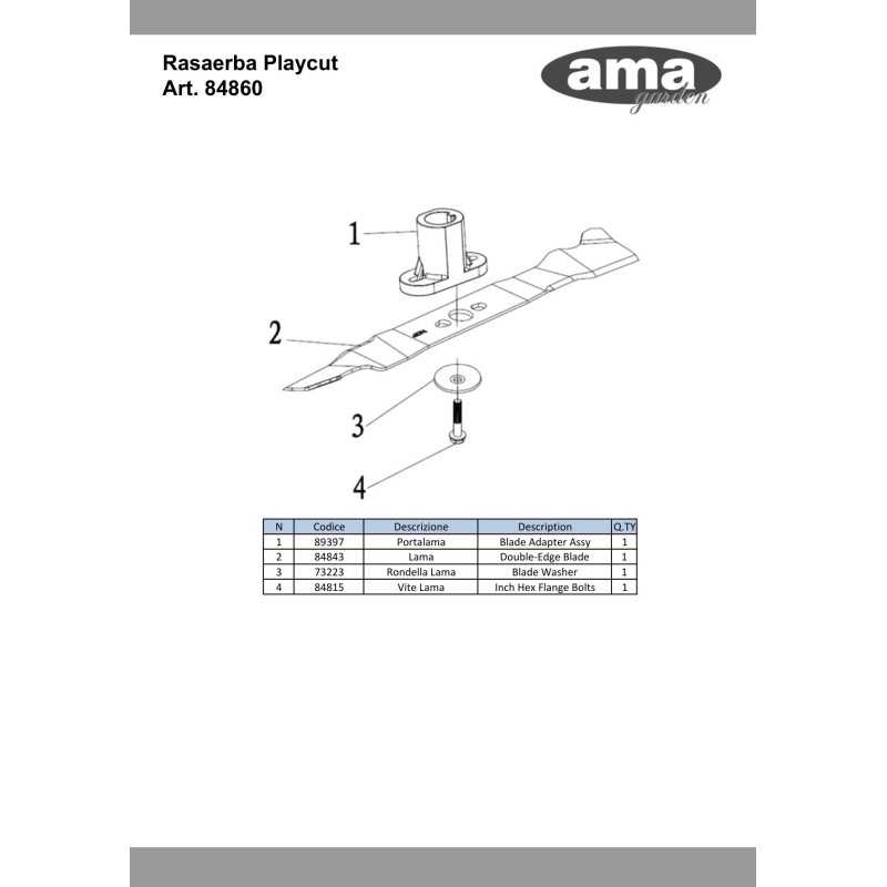 89397 - ORIGINAL AMA BLADE HOLDER FOR 89502