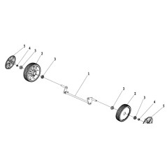 89885 - ROUE AVANT AMA ORIGINALE 46 CM