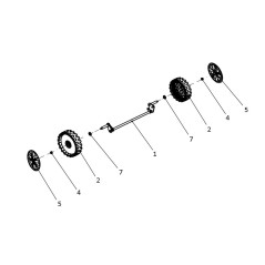 89885 - ORIGINAL AMA FRONT WHEEL 46CM | NewgardenParts.com