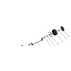 89885 - RUEDA DELANTERA ORIGINAL AMA DE 46 CM | NewgardenParts.com
