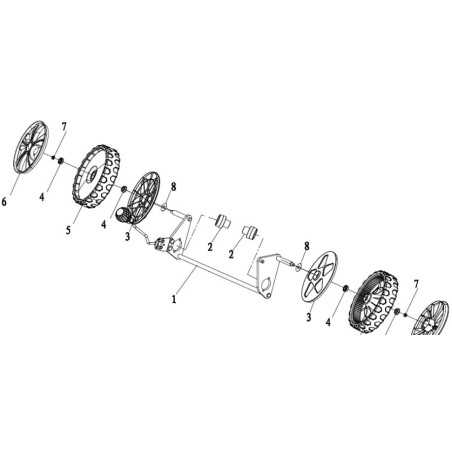 89888 - RUEDA COMPLETA PARA 89505/89550 ORIGINAL AMA | NewgardenParts.com
