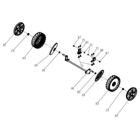 90592 - ROUE AVANT COMPLÈTE AMA D'ORIGINE | NewgardenParts.com