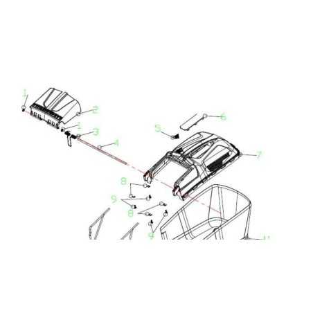 92528 - CUBIERTA DE CESTA ROJA AMA PARA 90876 ORIGINAL AMA | NewgardenParts.com