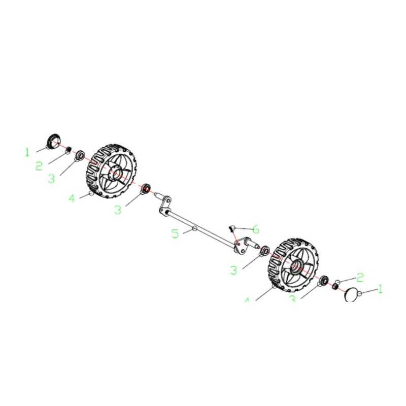 92535 - ROUE AVANT COMPLÈTE POUR 90876 ORIGINAL AMA
