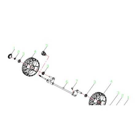 92536 - REAR WHEEL COMPLETE FOR 90876 ORIGINAL AMA | NewgardenParts.com