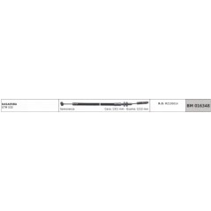 HONDA Rasenmäher GTM 530 Kabel 1311 mm Ummantelung 1212 mm