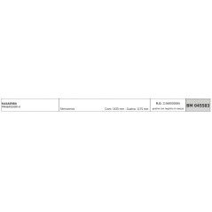 MOWOX cortacésped PM4645SHW-H cable autopropulsado 1435mm cable vaina 1175mm con registro