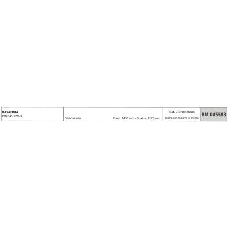 MOWOX Rasenmäher PM4645SHW-H Selbstfahrerkabel 1435mm Kabelummantelung 1175mm mit Register | NewgardenParts.com