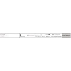 MOWOX Rasenmäher PM5160SA selbstfahrendes Kabel 1350mm Kabelummantelung 1080mm