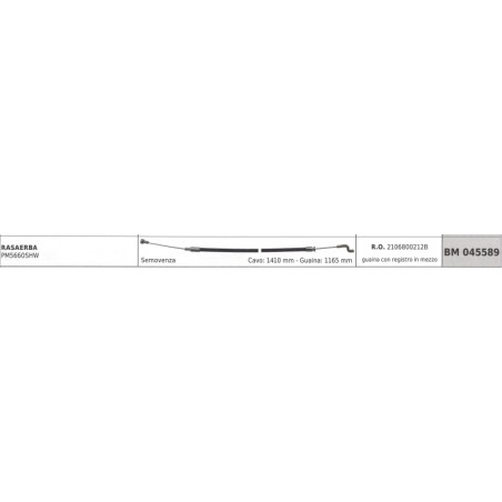 Cavo semovenza MOWOX rasaerba PM5660SHW cavo 1410mm guaina 1165mm con registro | NewgardenParts.com