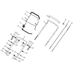 TRX-0086 - CAVO TRAZIONE ORIGINALE AMA | NewgardenParts.com