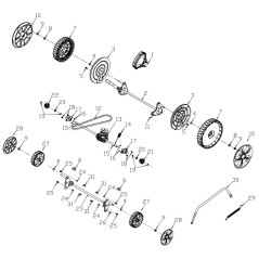 TRX-0158 - ORIGINAL AMA LINKES ANTRIEBSRAD | NewgardenParts.com