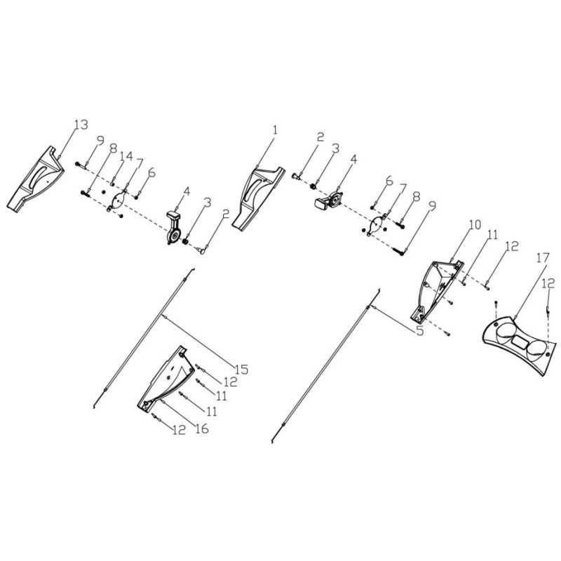 TRX-0182 - ORIGINAL AMA TRX510Z THROTTLE CABLE