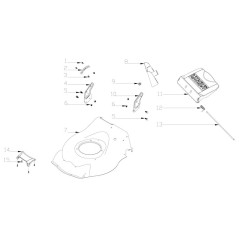 TRX-0459 - TAPPO MULCHING X TRX421 ORIGINALE AMA | NewgardenParts.com