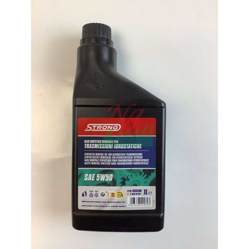 STRONG Mineral Synthetic Oil SAE 5W50 for hydrostatic transmissions 1 litre