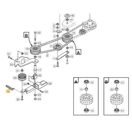 ORIGINAL STIGA Park Villa 1134-5824-01 lawn tractor deck lever belt spring | NewgardenParts.com