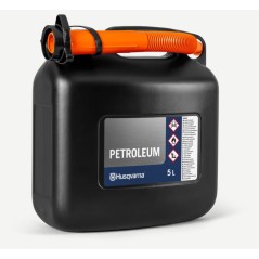 Bidon d'essence en plastique HUSQVARNA de 5 litres avec bec verseur flexible