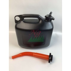 Bidon d'essence en plastique HUSQVARNA de 5 litres avec bec verseur flexible | NewgardenParts.com