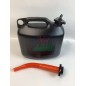 Bidon d'essence en plastique HUSQVARNA de 5 litres avec bec verseur flexible