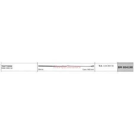 Cable de dirección GGP para tractor PARK 2002 SX 004198 | NewgardenParts.com