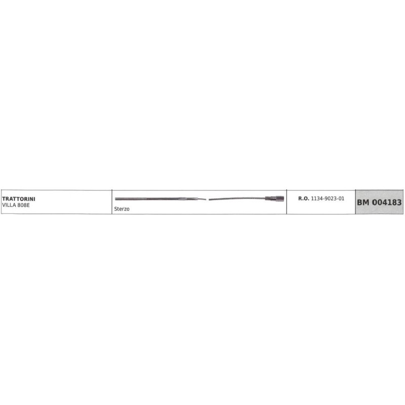 Câble de direction GGP pour tracteur de pelouse VILLA 808E 004183