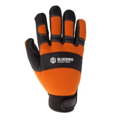 Guantes protectores transpirables profesionales BLUEBIRD talla 11 con cierre de velcro. | NewgardenParts.com