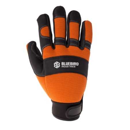 Guantes protectores transpirables profesionales BLUEBIRD talla 11 con cierre de velcro. | NewgardenParts.com