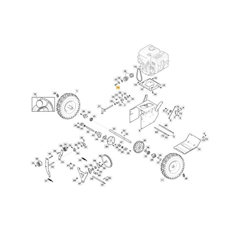 Screw M8X1X25 UNI5740 snow thrower ORIGINAL STIGA AS56P AS62P 112793312/1