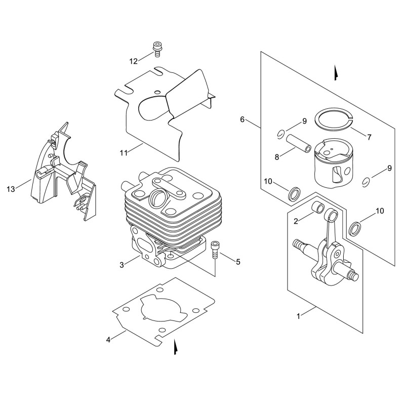 ORIGINAL ECHO KURBELWELLE ECRA011000371